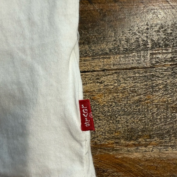 Levi's Kids White Tee with Bold Logo—EUC - Picture 3 of 4
